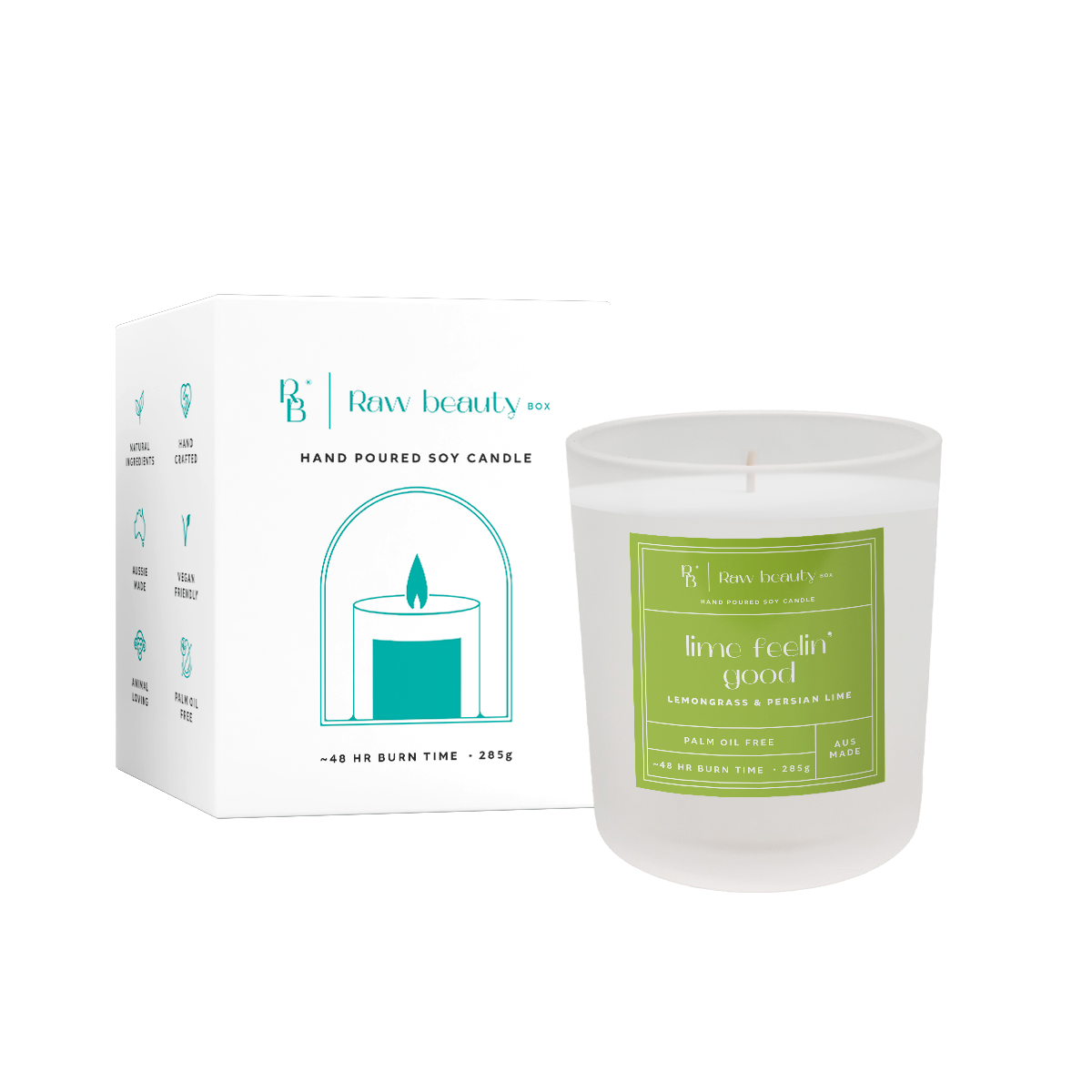 Lemongrass & Persian Lime Soy Candle | 285ml