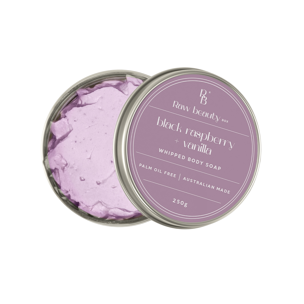 Black Raspberry Vanilla Whipped Face Soap