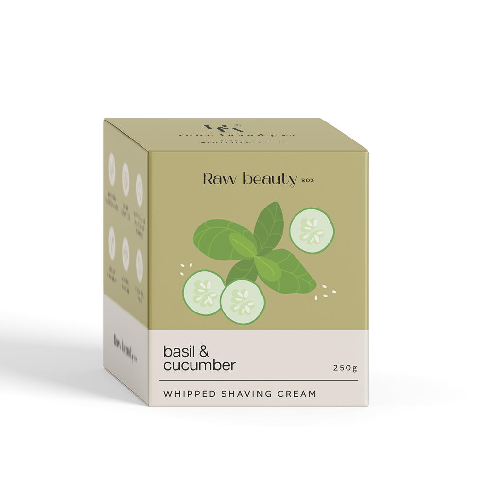 Basil & Cucumber Whipped Shave Cream