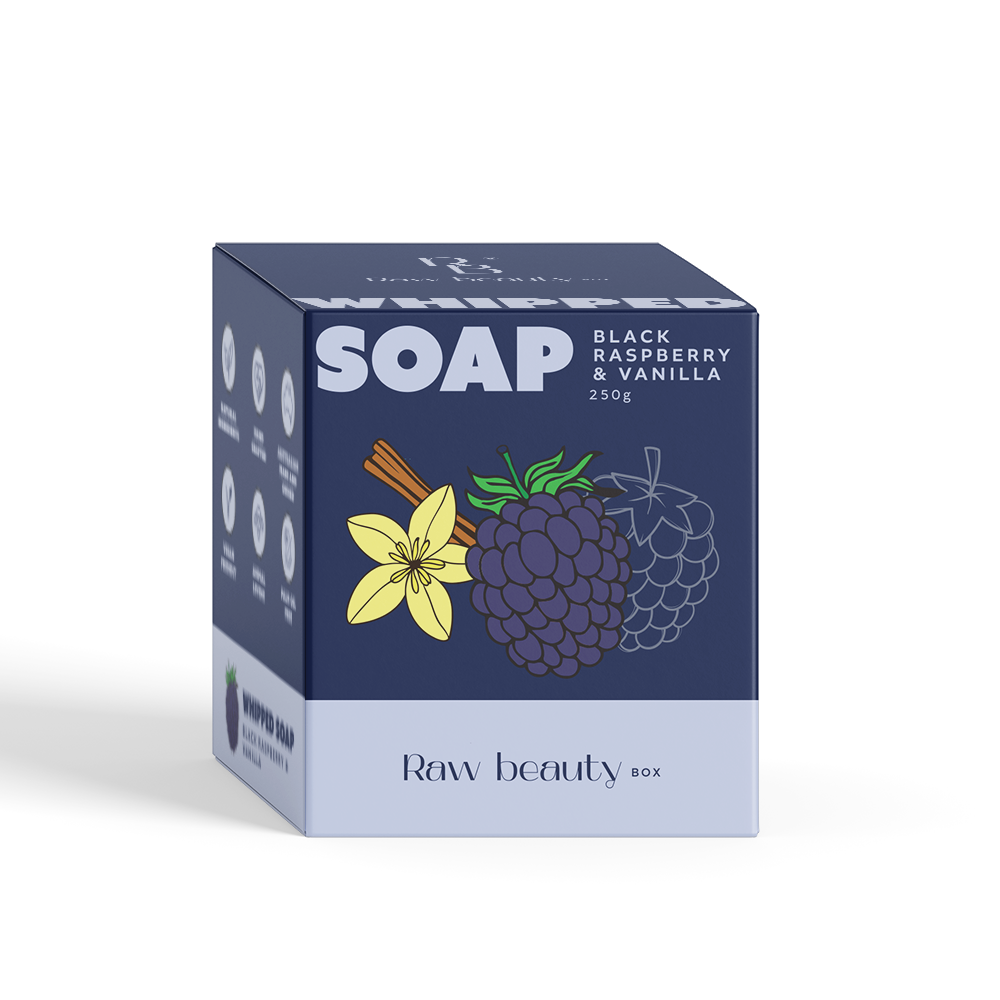 Black Raspberry Vanilla Whipped Face Soap