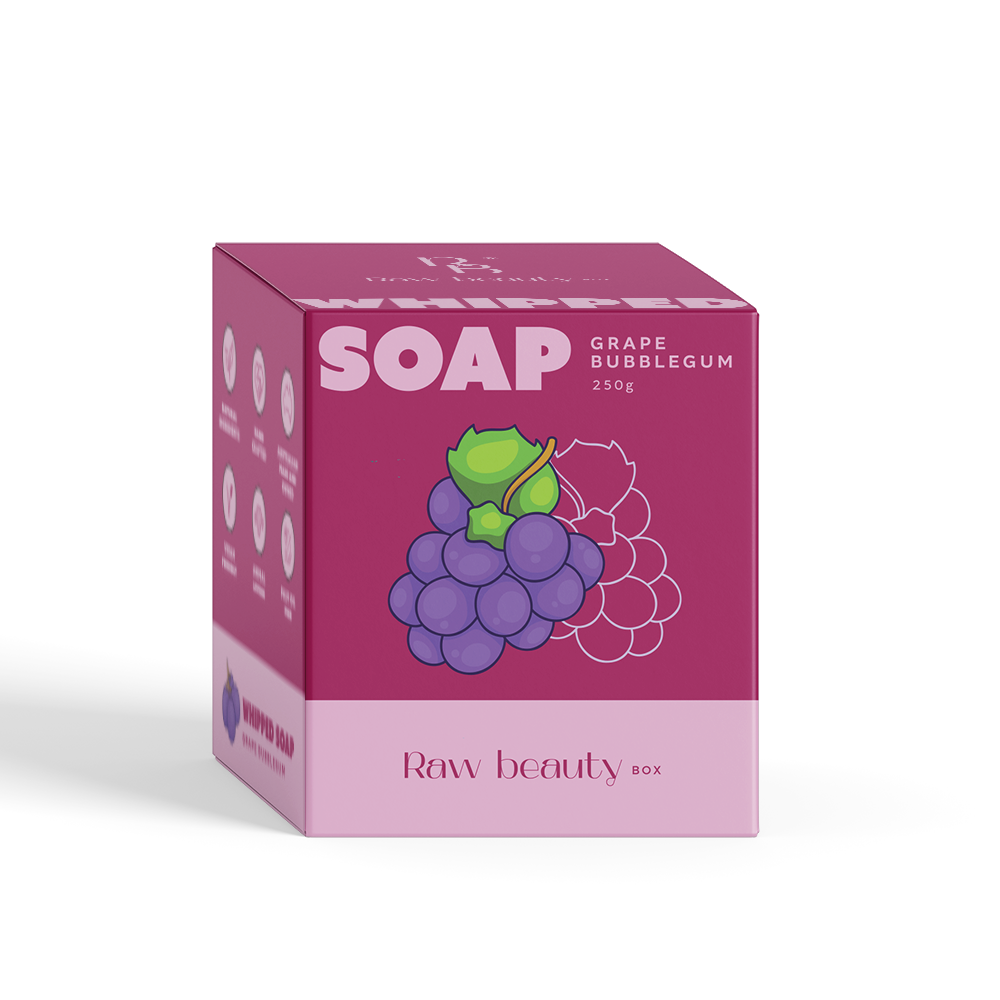 Grape Bubblegum Whipped Face Soap