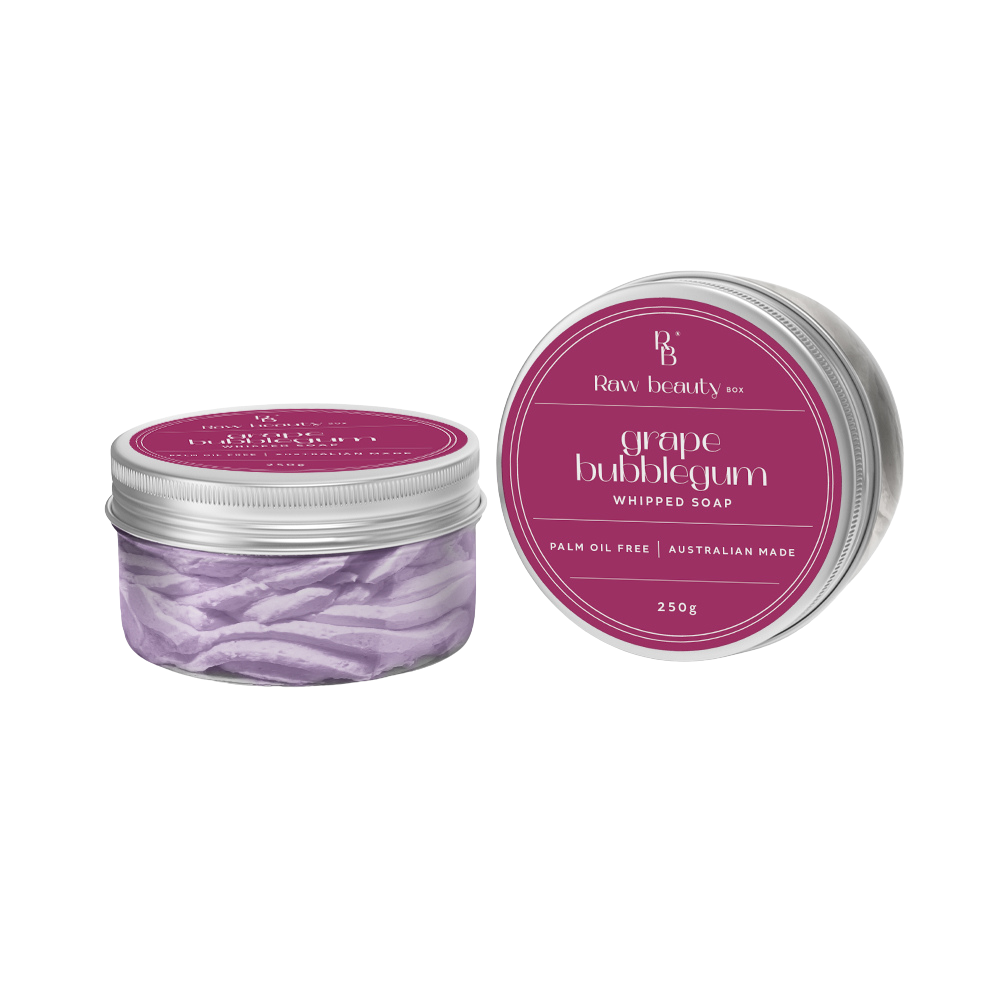 Grape Bubblegum Whipped Face Soap