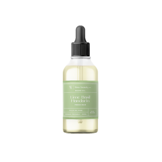 Lime Basil Mandarin Fresh Man Beard Oil – Crisp, Herbal & Energising