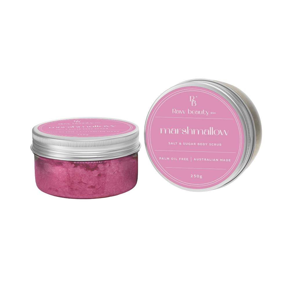 Marshmallow Salt + Sugar Scrub