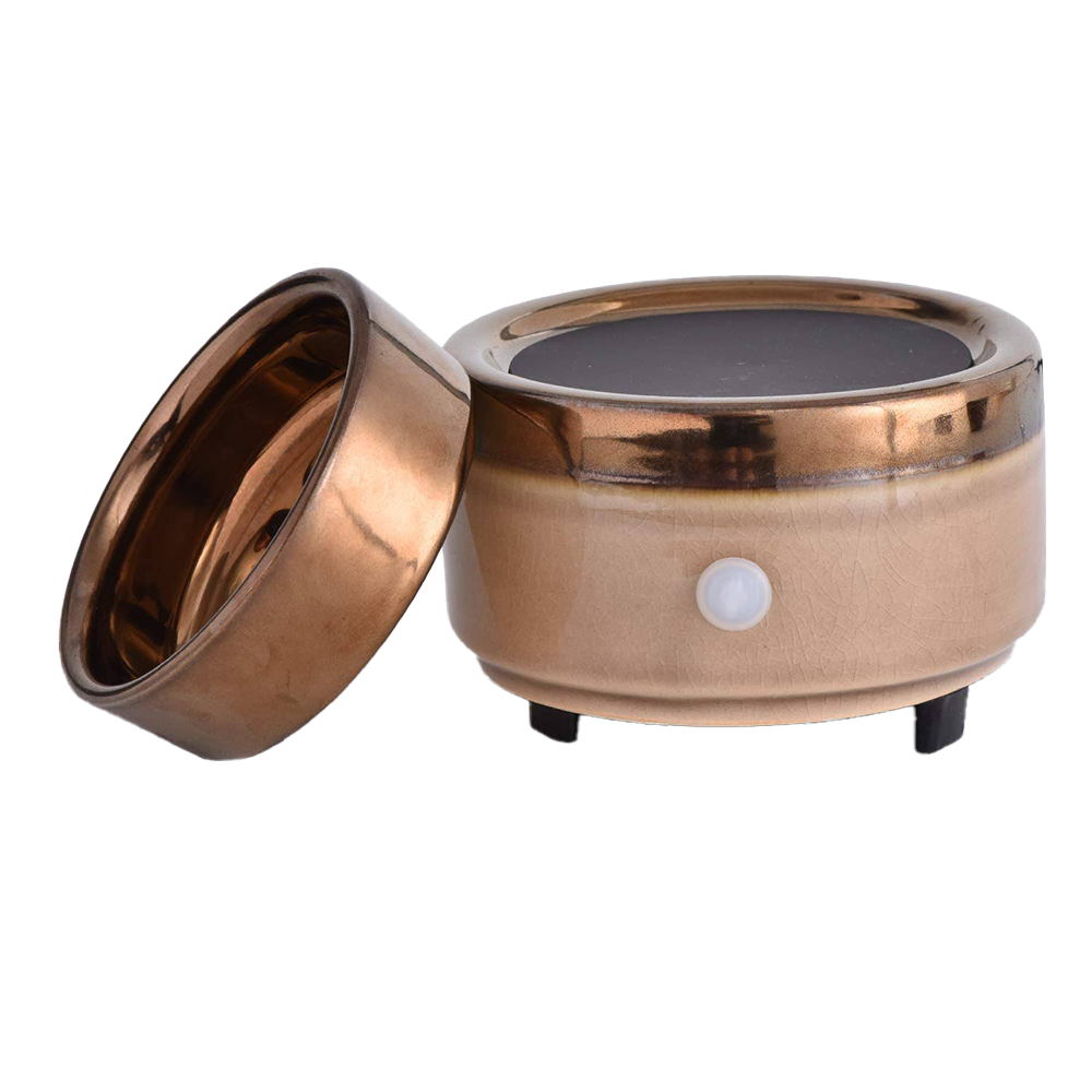 Electric Wax Melt Diffuser & Candle Warmer – Brown | Elegant & Flameless