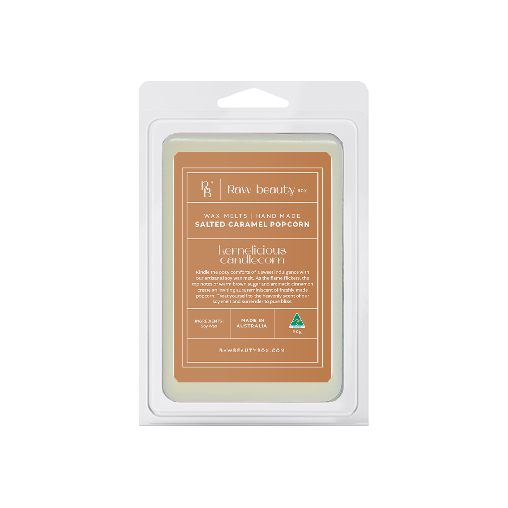 Salted Caramel Popcorn Soy Wax Melts | 6 Cubes