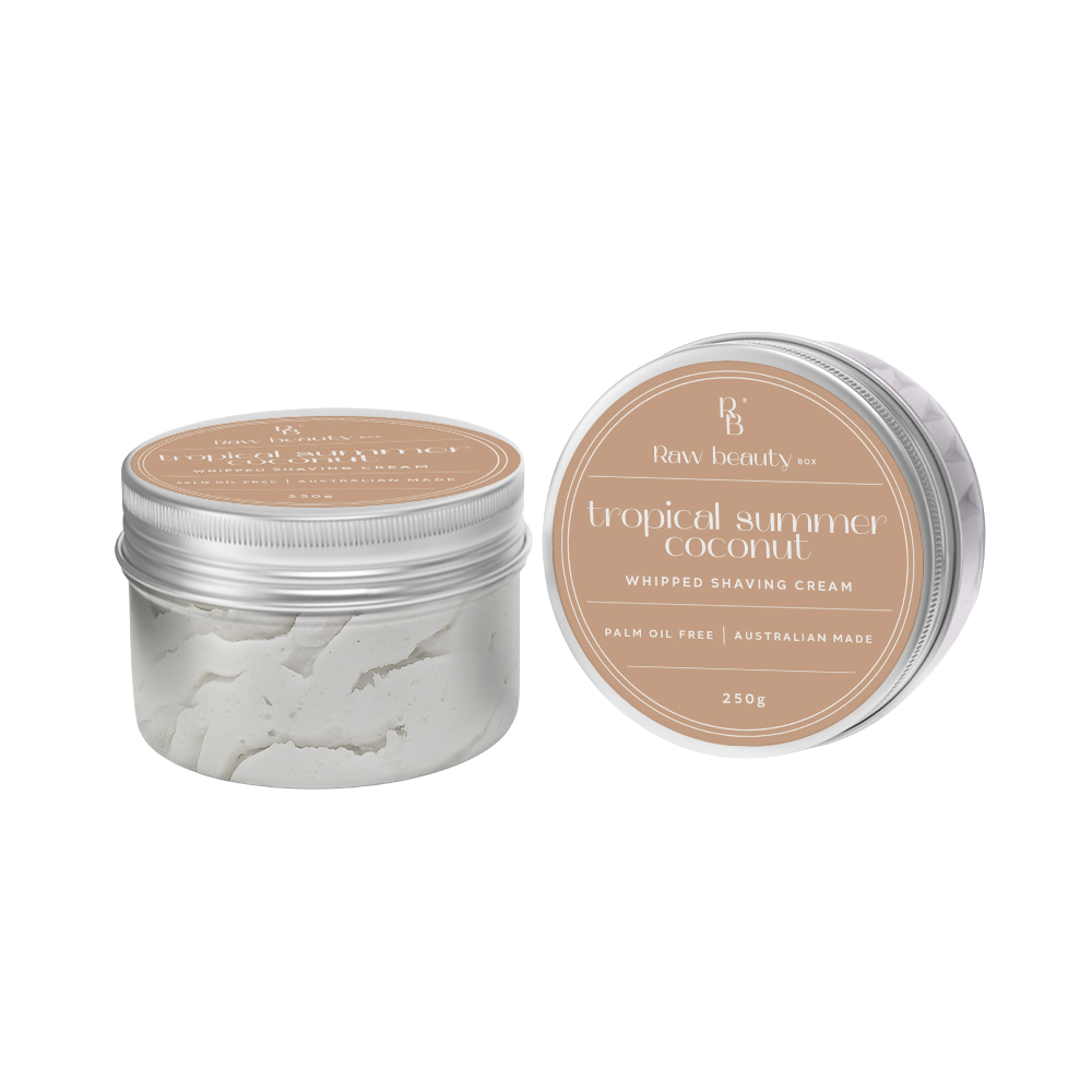 Tropical Summer Coconut Whipped Shave Cream