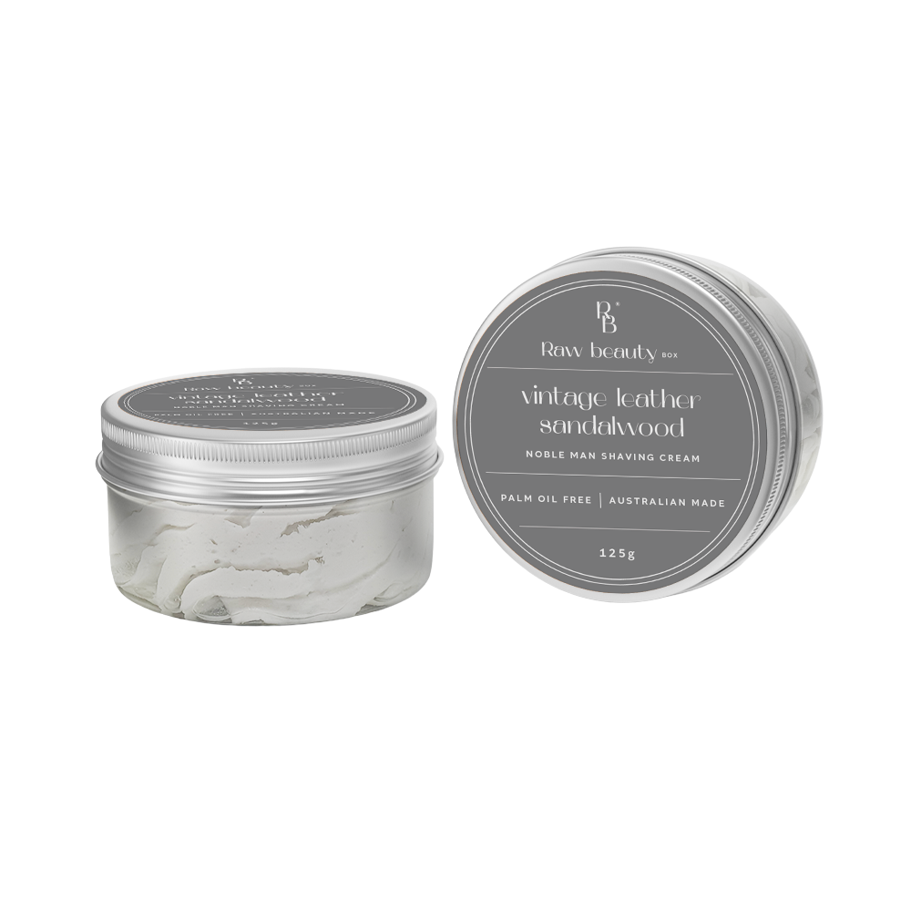 Vintage Leather & Sandalwood Noble Man Whipped Shave Cream