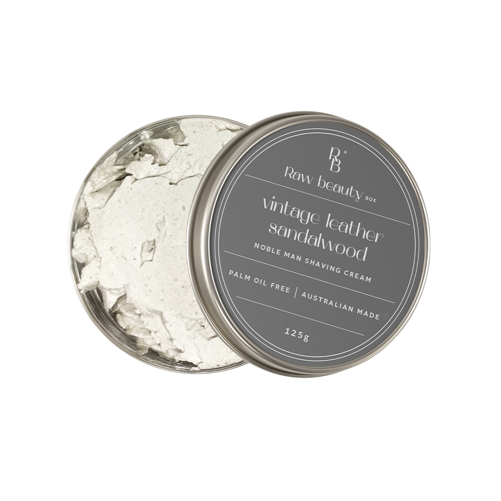 Vintage Leather & Sandalwood Noble Man Whipped Shave Cream