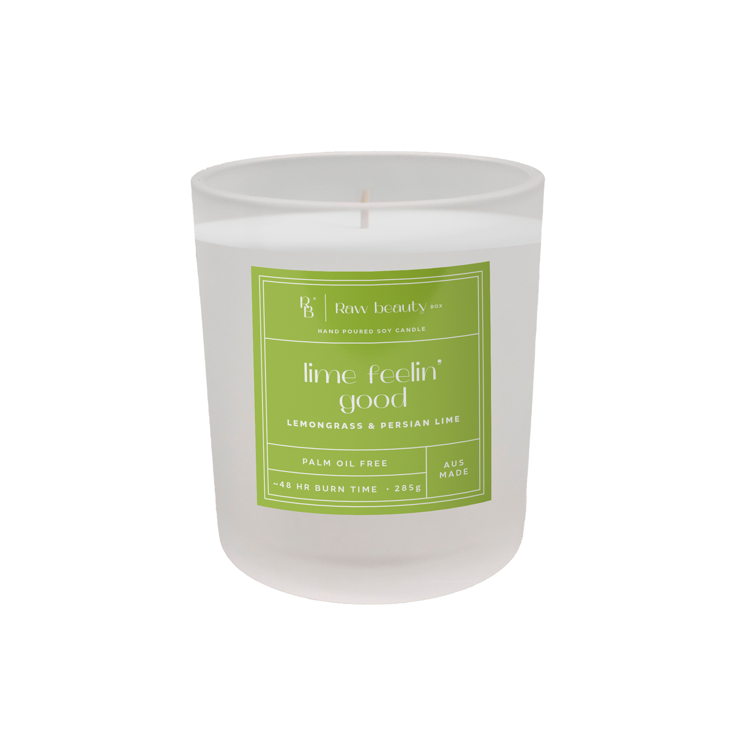 Lemongrass & Persian Lime Soy Candle | 285ml